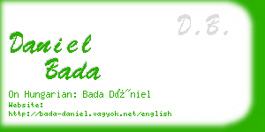 daniel bada business card